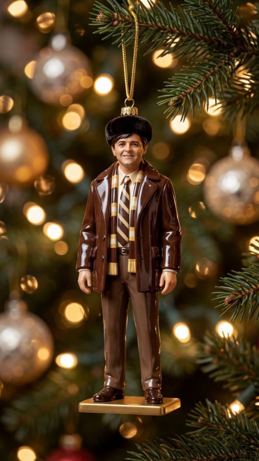 Креативная фигурка — пример ёлочной игрушки по фото